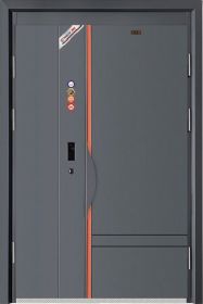 安全艺墅门雅祥T型子母门(猫眼)