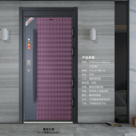 甲级铸铝防盗门系列星光大道-甲级10cm